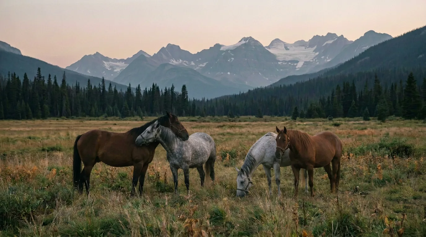 Chevaux en liberté, Second Souffle - Écuries Mesas, Isère